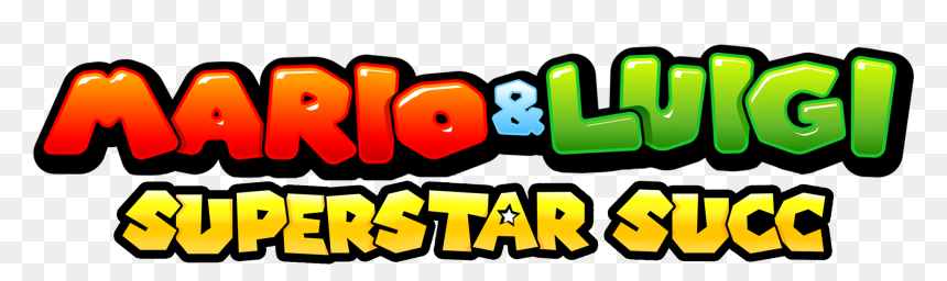 2 Superstar Succ Mario & Luigi, HD Png Download - succ png