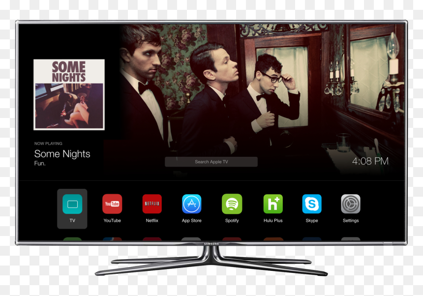 New Concept Reimagines Apple Tv Interface With Ios - Fun Some Nights, HD Png Download - apple tv png