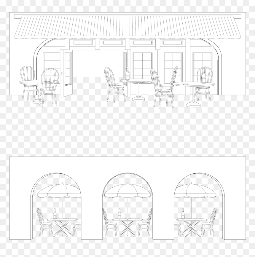 Paris Champagne Bar, HD Png Download - sketch png