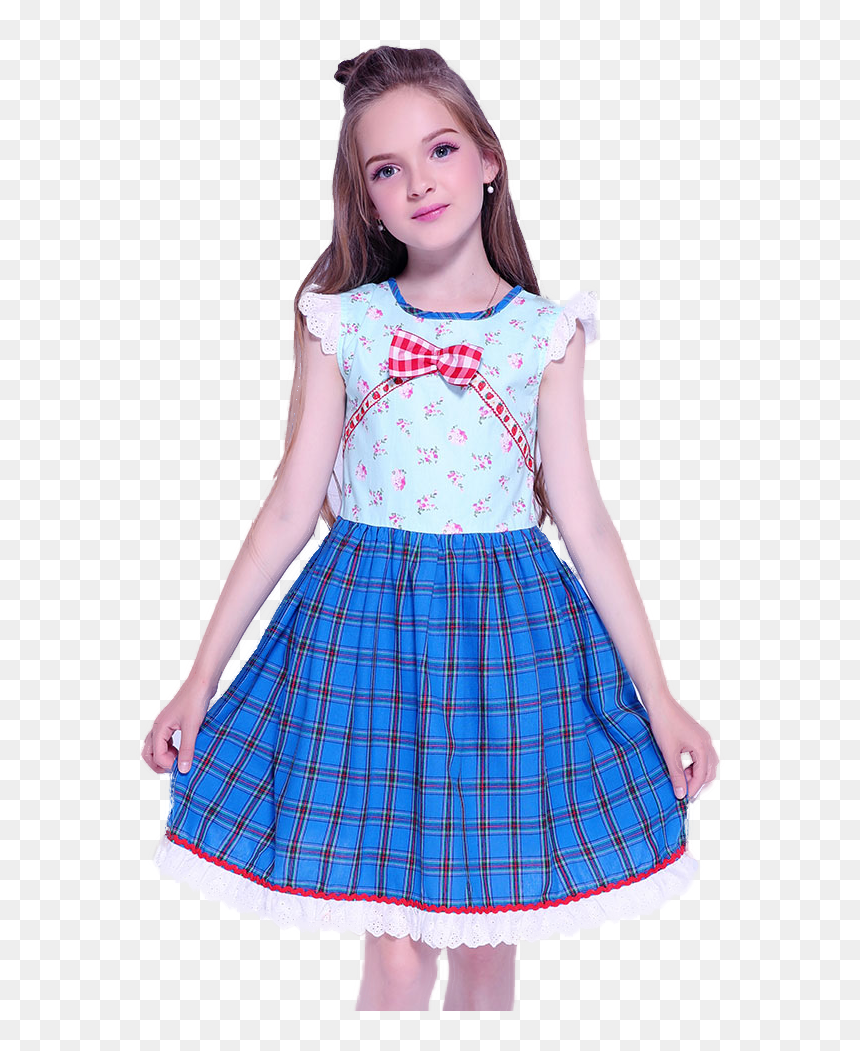 Girl, HD Png Download - checkered pattern png
