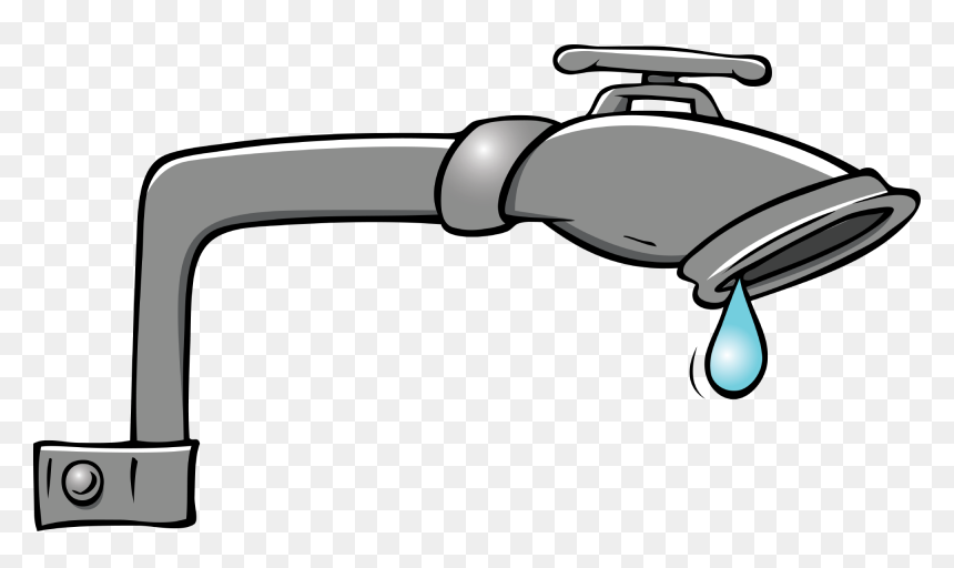 Rate Clipart Utility Bill - Faucet Cartoon, HD Png Download - faucet png