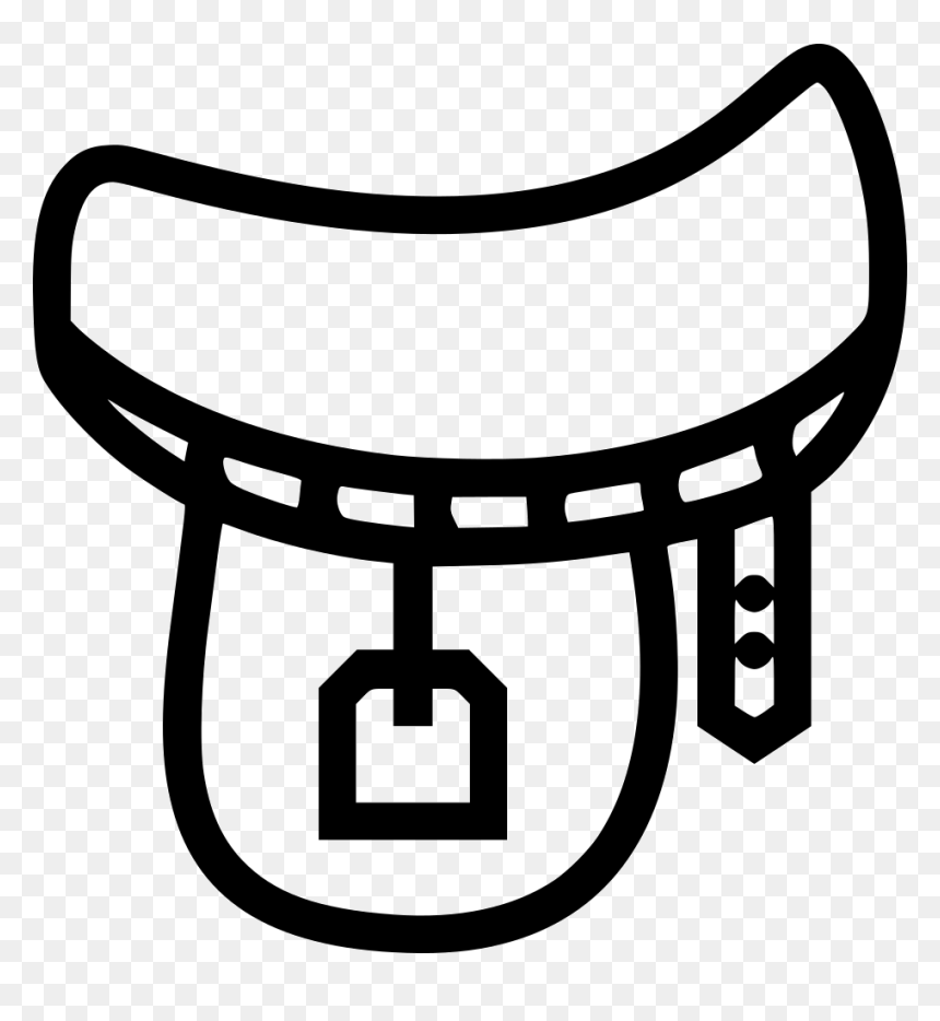 Saddle - Saddle Outline, HD Png Download - saddle png
