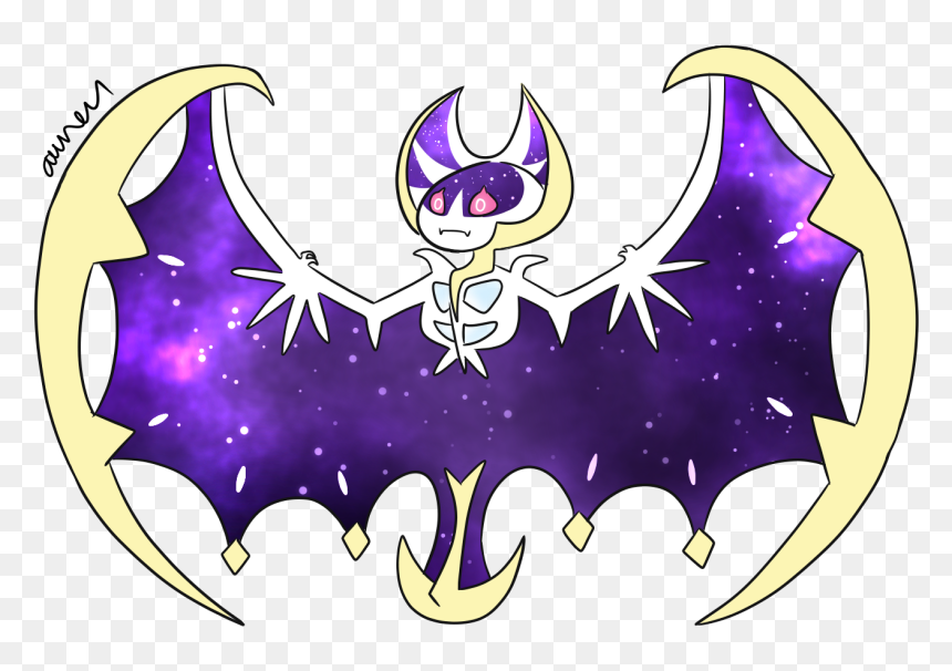Lunala Space - Do Pokémon Go Da Lunala, HD Png Download - lunala png