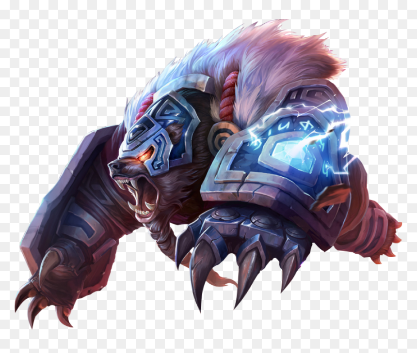 Rune Guar Volibear Skin Png Image - Volibear Png, Transparent Png - rune png