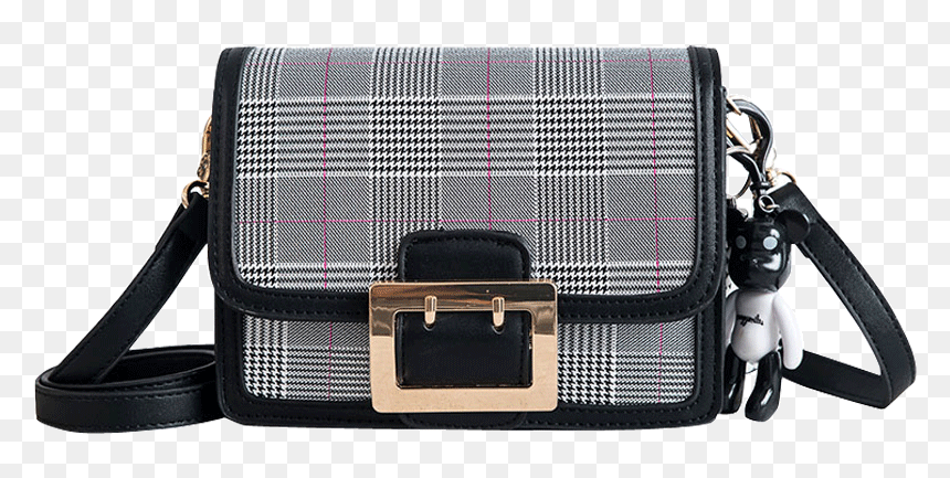 Shoulder Bag, HD Png Download - checkered pattern png