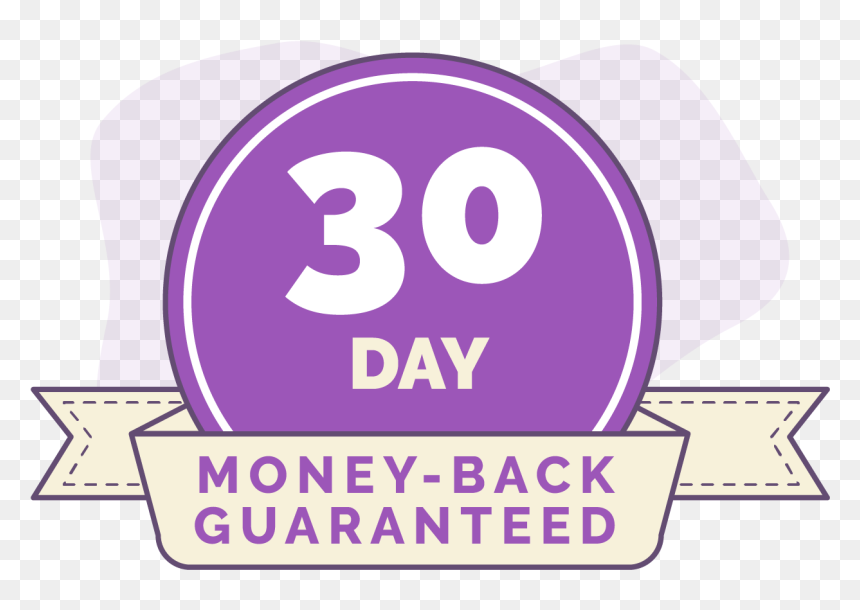Try For Free, HD Png Download - 30 day money back guarantee png