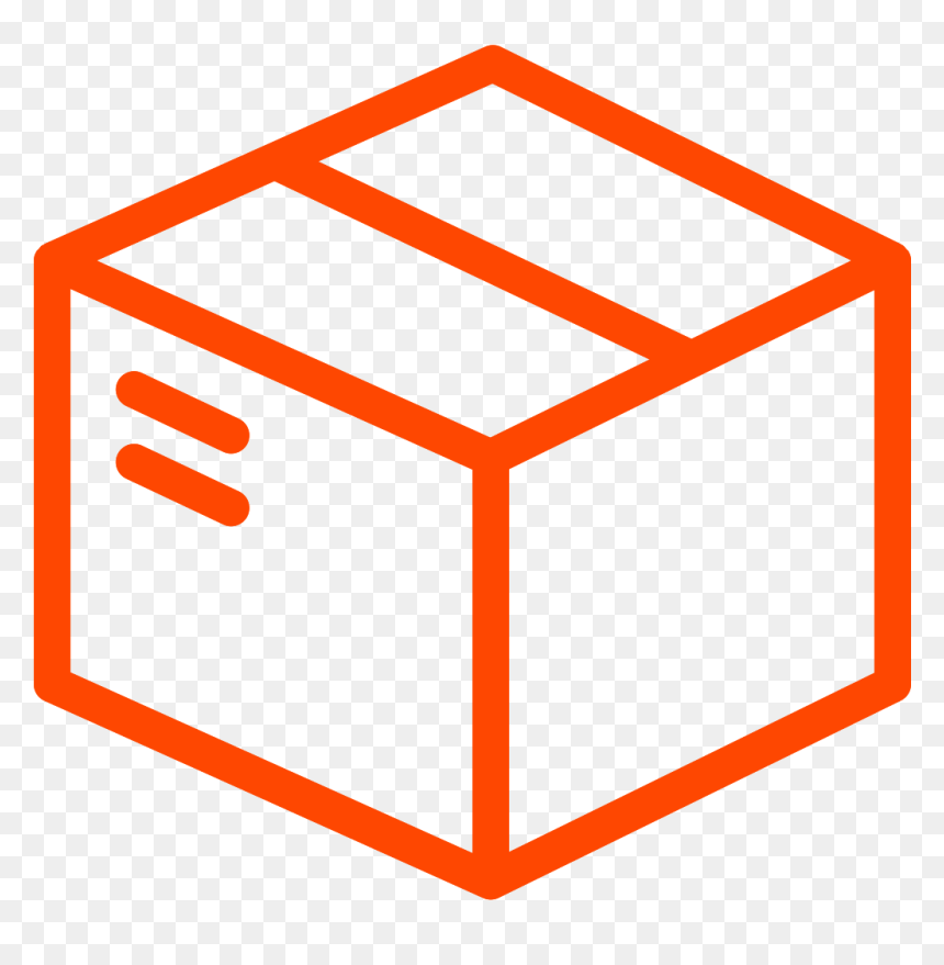 Fedex Clipart Ups Usps - Black And White Box Clipart, HD Png Download - usps png