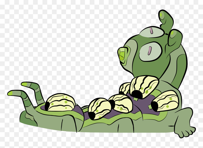 Steven Universe Wiki - Green Monster Steven Universe, HD Png Download - slug png