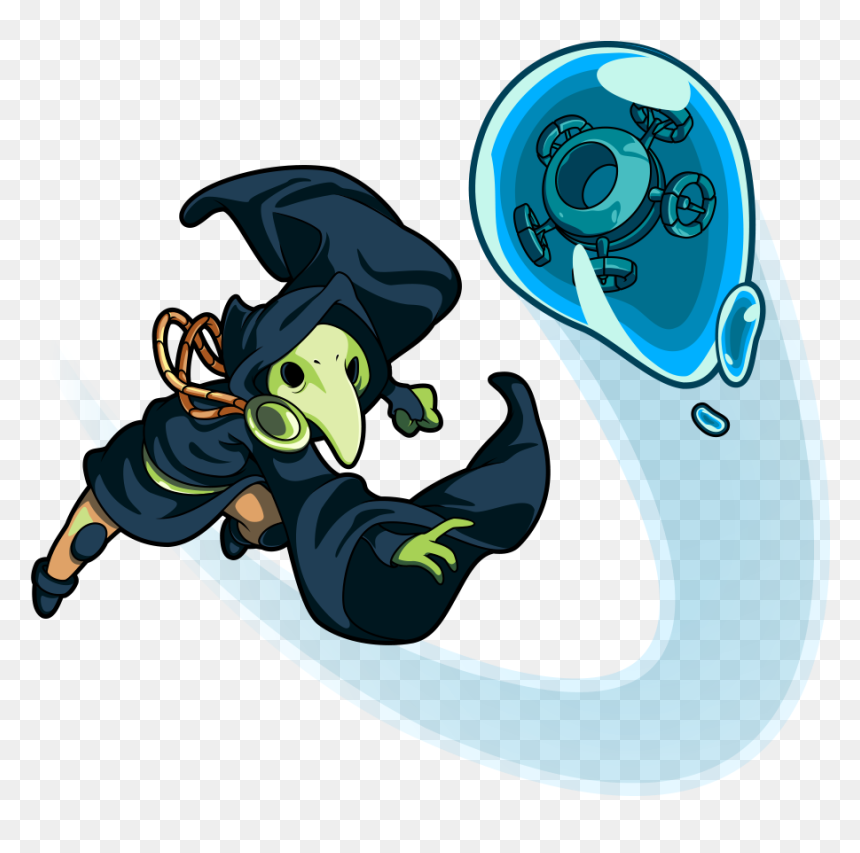 Darkness Plague Clip Art - Shovel Knight Plague Knight Art, HD Png Download - potions png