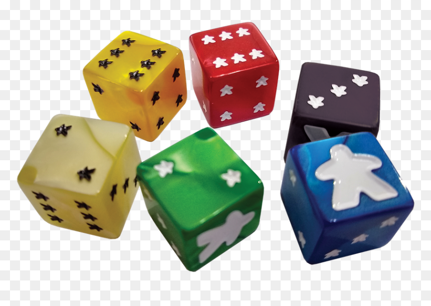 Steve Jackson Games Meeple D6 Dice Set, HD Png Download - meeple png