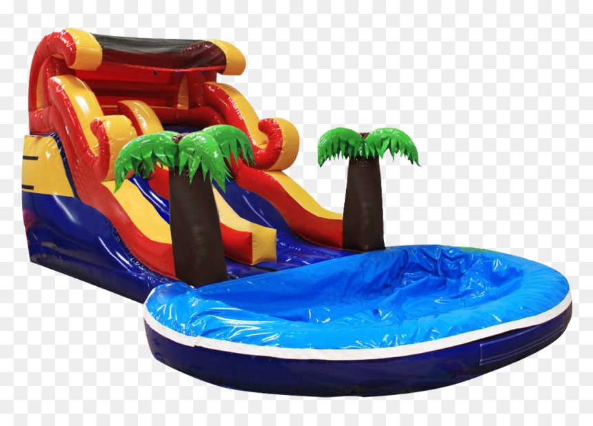 Oasis Water Slide - Inflatable, HD Png Download - water slide png