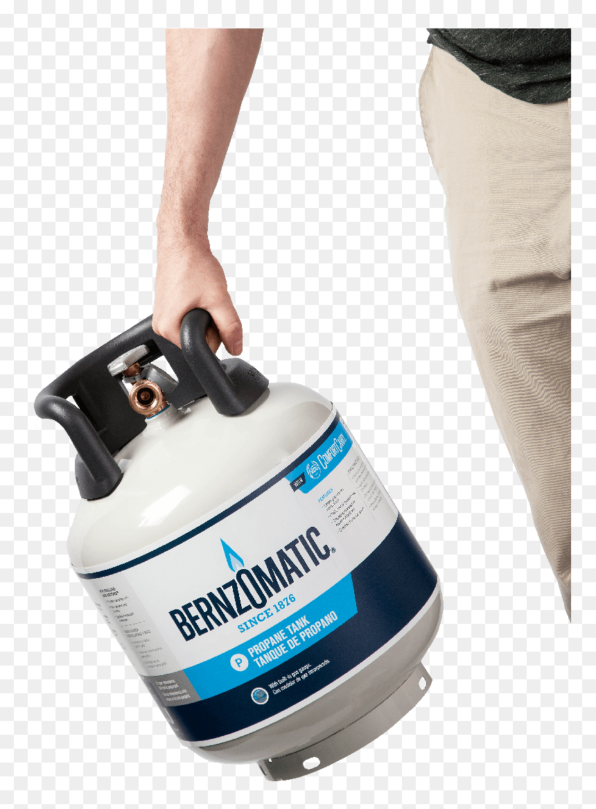 Comfort Carry Male Hand 0026 Cropped - Wood Flooring, HD Png Download - propane tank png