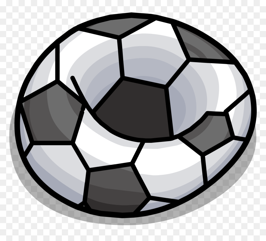 Club Penguin Wiki - Soccer Ball, HD Png Download - balon de futbol png