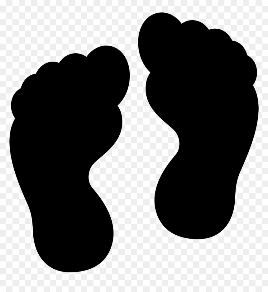 Two Human Footprints - Human Footprints Svg, HD Png Download - pies png