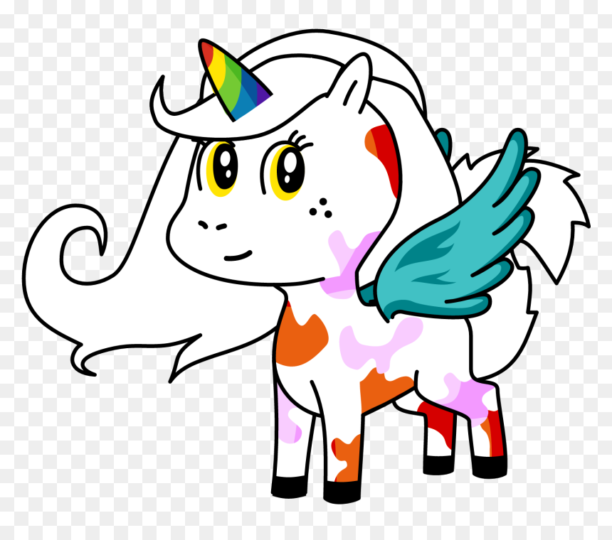 Cotton Candy Unicorn Drawing, HD Png Download - kanna png
