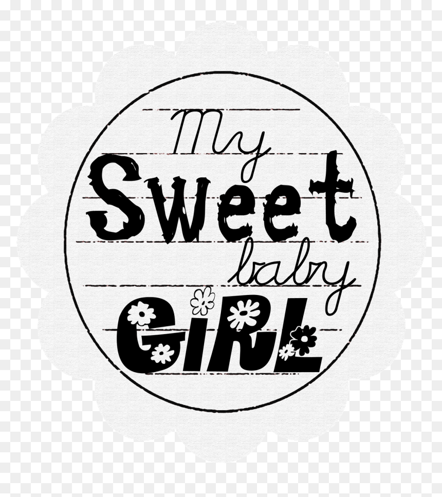 My Sweet Baby Girl, HD Png Download - newborn png