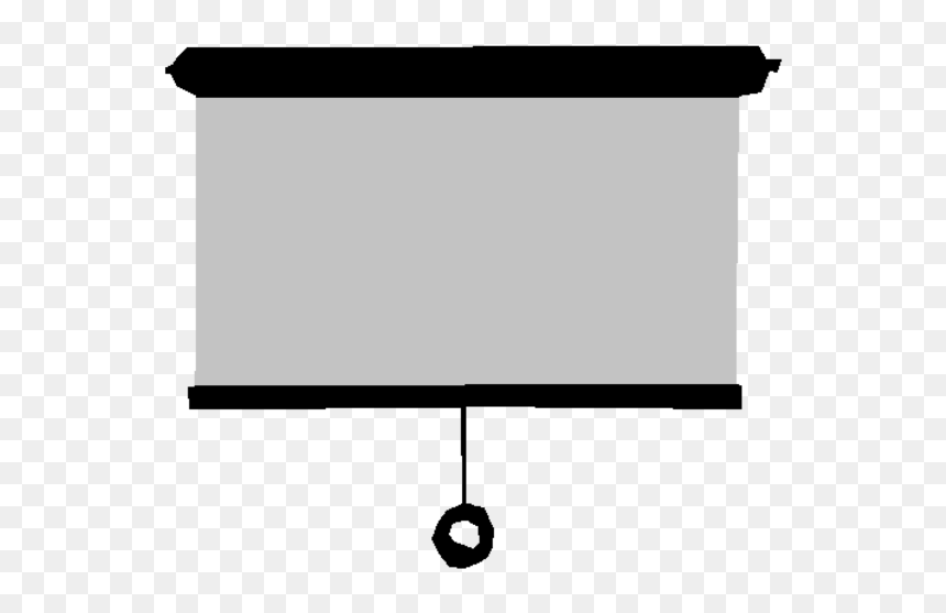 Projection Screen, HD Png Download - blinds png