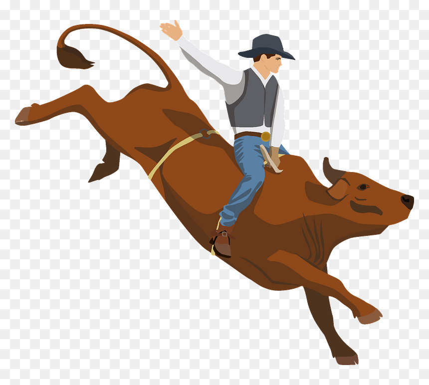 Rodeo Clipart - Equitation, HD Png Download - rodeo png