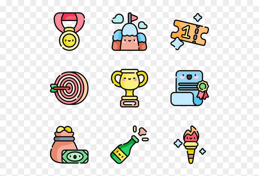 Party Icon Pack, HD Png Download - prize png