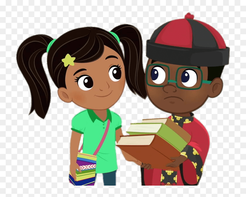 Nina And A Friend Png - Nina World Season 2, Transparent Png - friend png