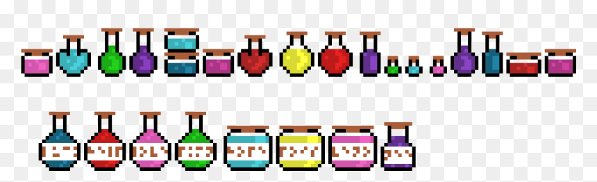 Lots Of Potions Clipart , Png Download, Transparent Png - potions png