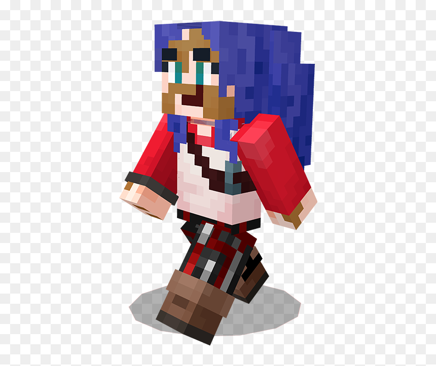 Minecraft Skin Girl Hairstyles, HD Png Download - minecraft characters png