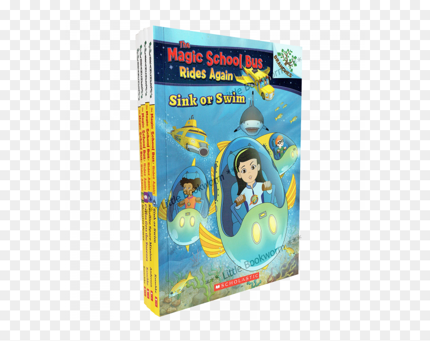 Magic School Bus Rides Again Sink , Png Download - Sink Or Swim: Exploring Schools Of Fish (the Magic, Transparent Png - magic school bus png
