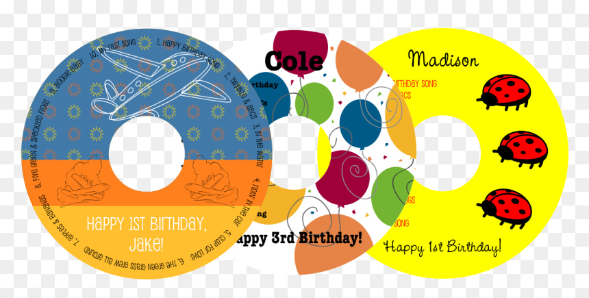 Customized Birthday Cds - Ladybug Clip Art, HD Png Download - cds png