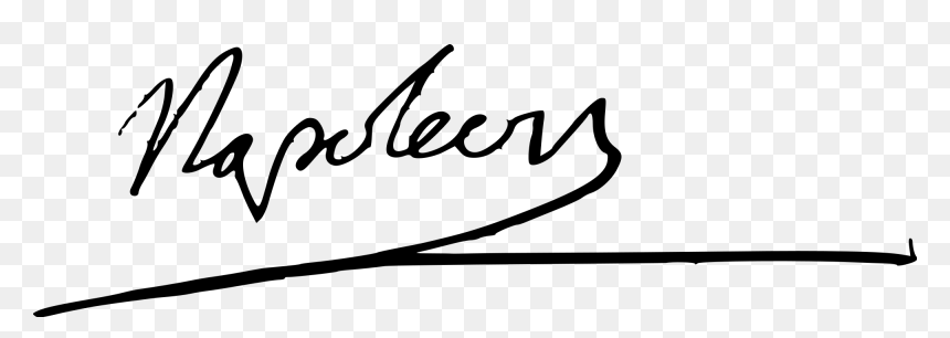 Napoleon Bonaparte Signature, HD Png Download - napoleon png