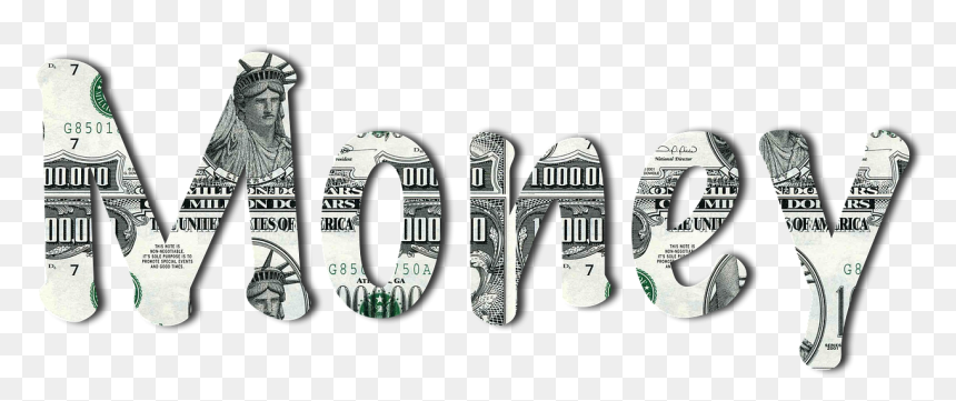 Word Money, HD Png Download - money gif png