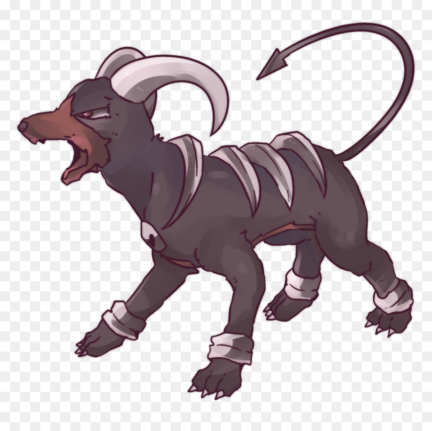 Mammal Fictional Character Vertebrate Dog Like Mammal - Mammal, HD Png Download - houndoom png