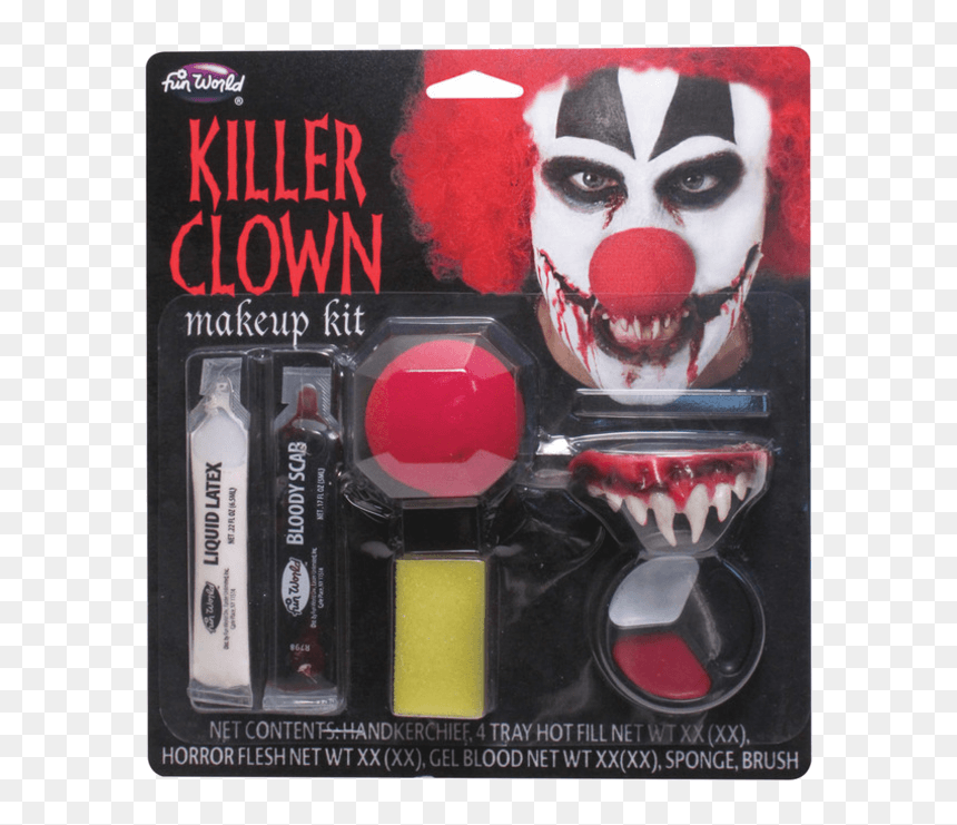 Scary Clowns Make Up, HD Png Download - killer clown png