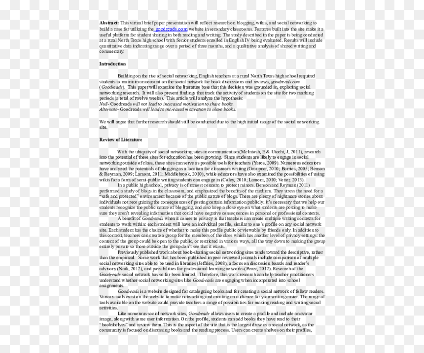Document, HD Png Download - goodreads png