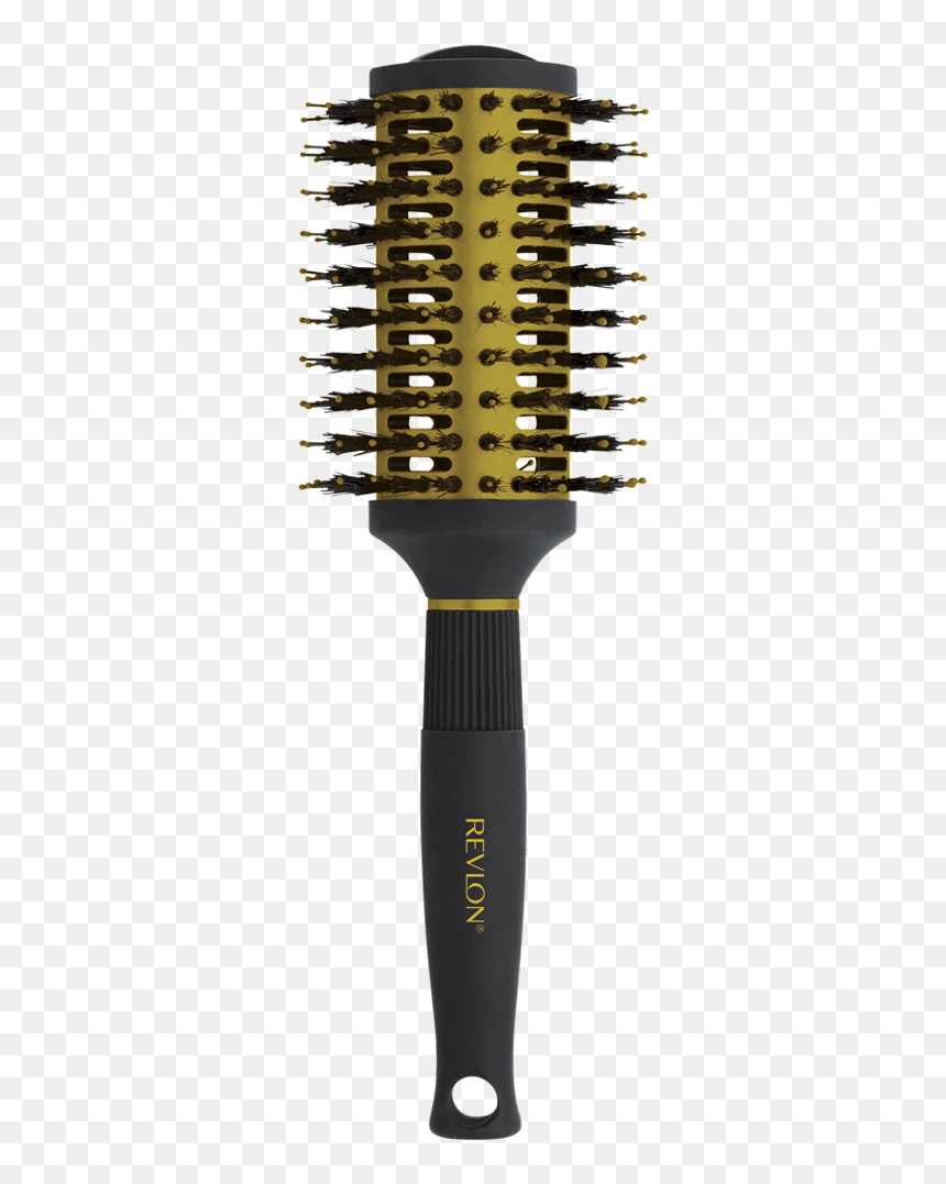 Large Porcupine Round Brush - Makeup Brushes, HD Png Download - hair brush png