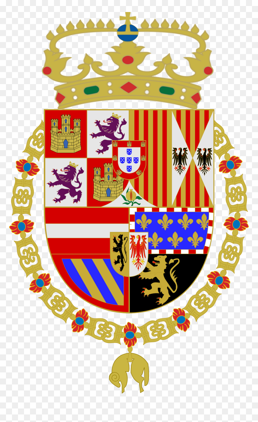 Habsburg Spain Coat Arms, HD Png Download - escudos png