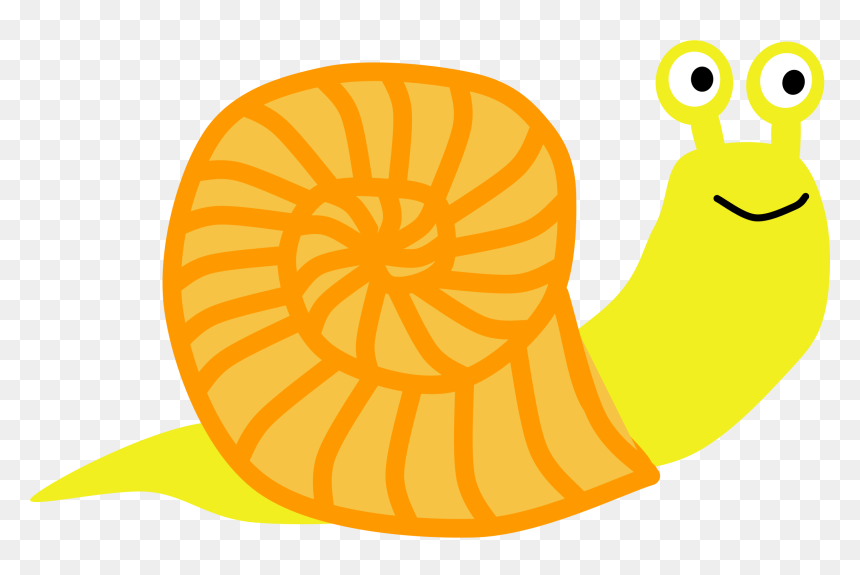 Land Snail Computer Icons Yellow Slug - Snail Clipart, HD Png Download - slug png