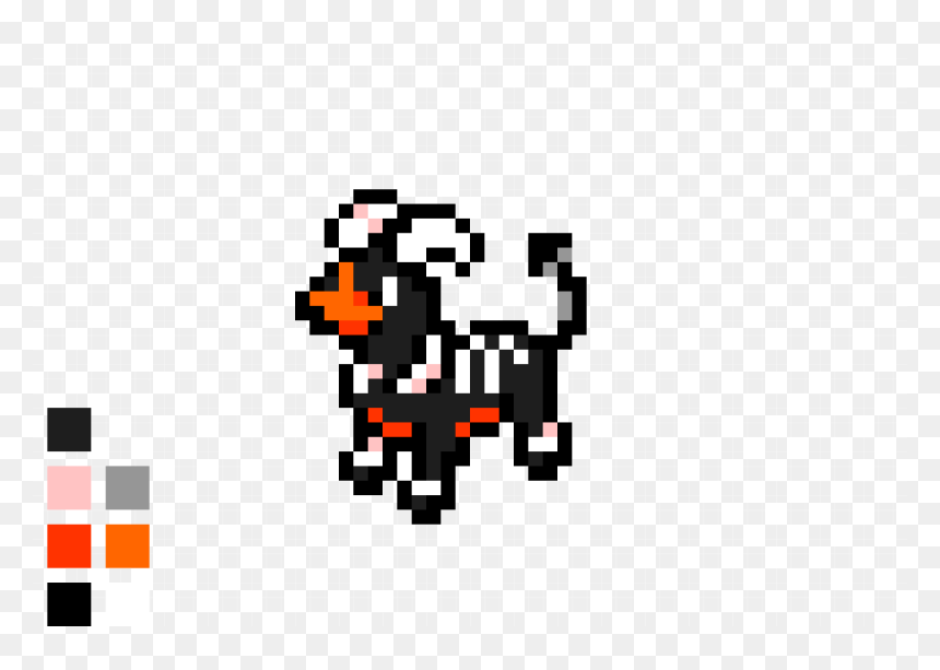 Houndoom Pixel Art - Pokemon Pixel Art, HD Png Download - houndoom png
