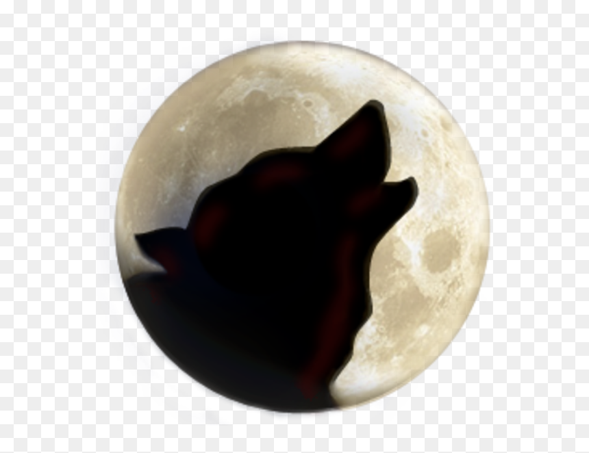 Wolf On Moon - Sphere, HD Png Download - 64x64 png