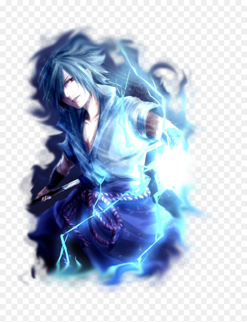 Hnh Nn Sasuke Cho In Thoi, Png Download - Sasuke Badass, Transparent Png - chidori png