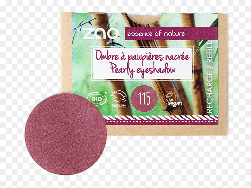 Zao Makeup Pearly Eyeshadow 115 Ruby Red Refill"
 Class="lazyload - Zao Makeup 115, HD Png Download - red eye glow png