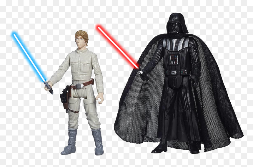 Darth Vader Y Luke Jugetes, HD Png Download - darth vader png