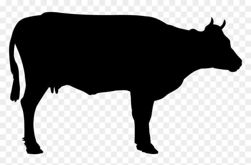 Cow Black Png, Transparent Png - cow png