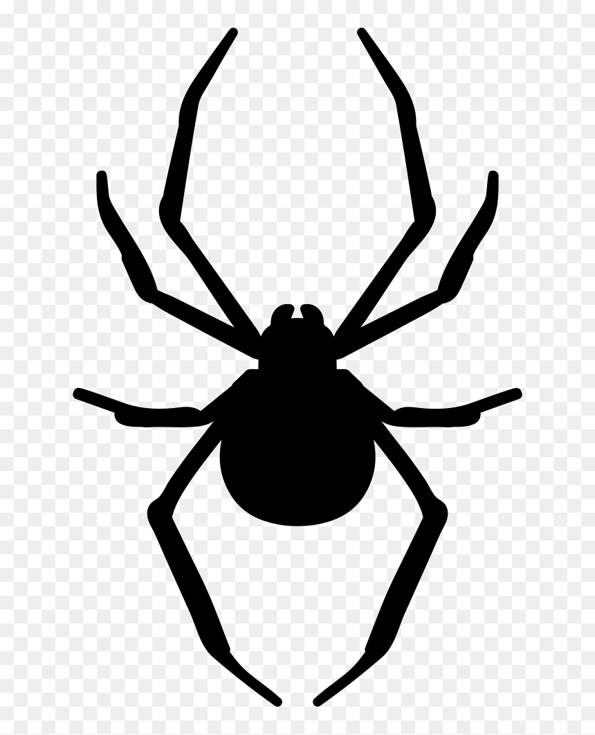 Spider Stencil, HD Png Download - spider png