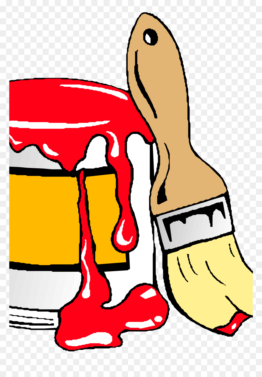 Paint Clip Art, HD Png Download - paint brush png