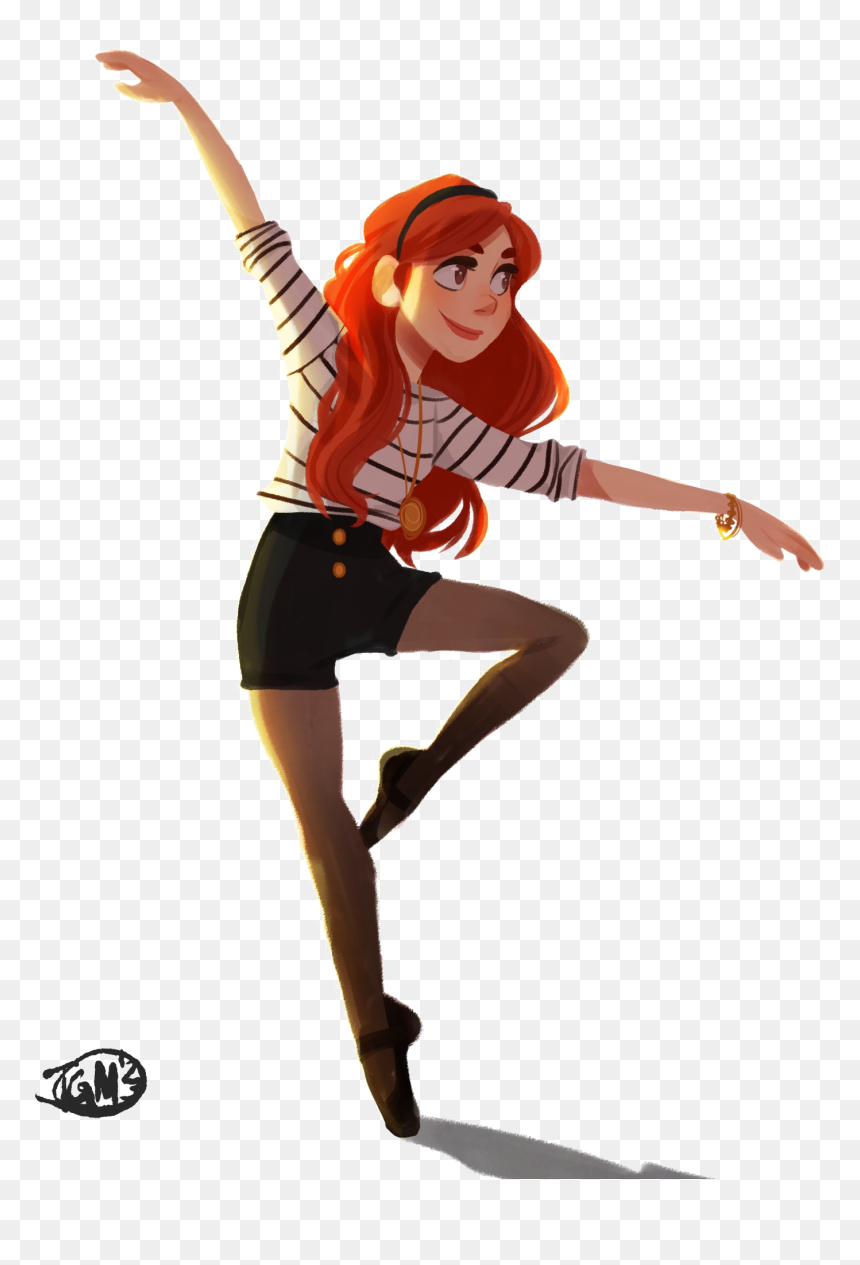 Drawings Of Cartoon Girls, HD Png Download - girl png