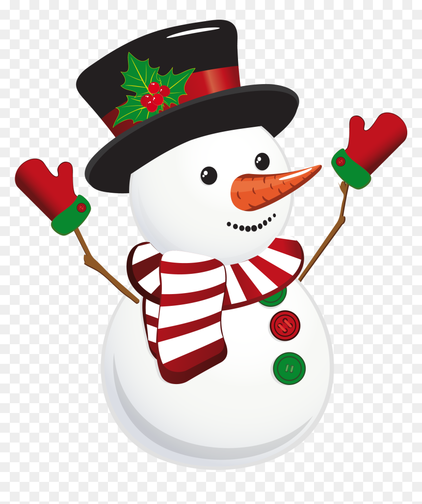 Muñeco De Nieve Animado, HD Png Download - snowman png