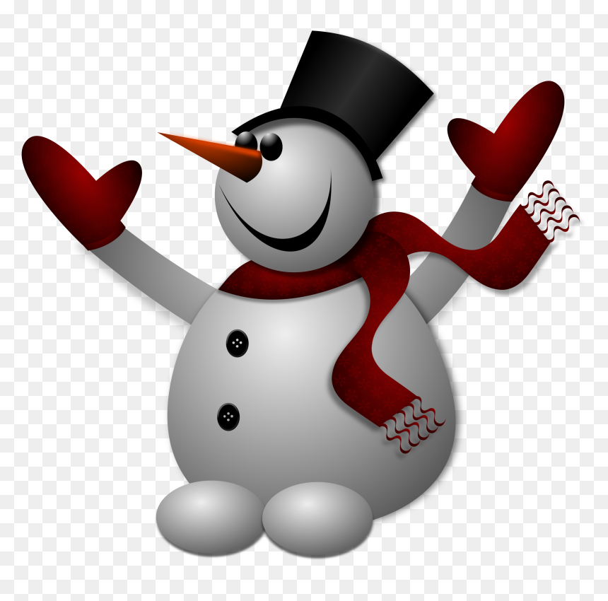 Snowman Happy Clipart, HD Png Download - snowman png
