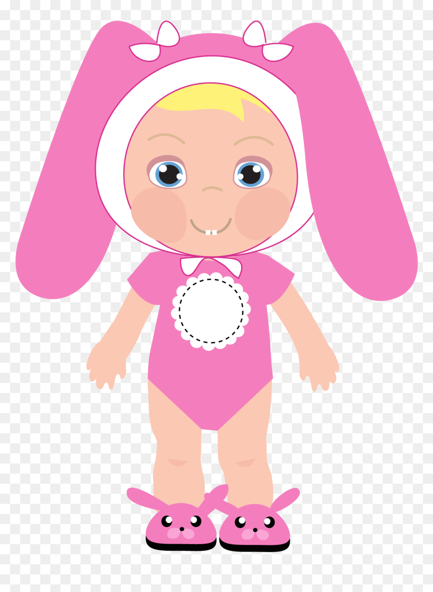 Cute Clipart For Baby Girl, HD Png Download - girl png