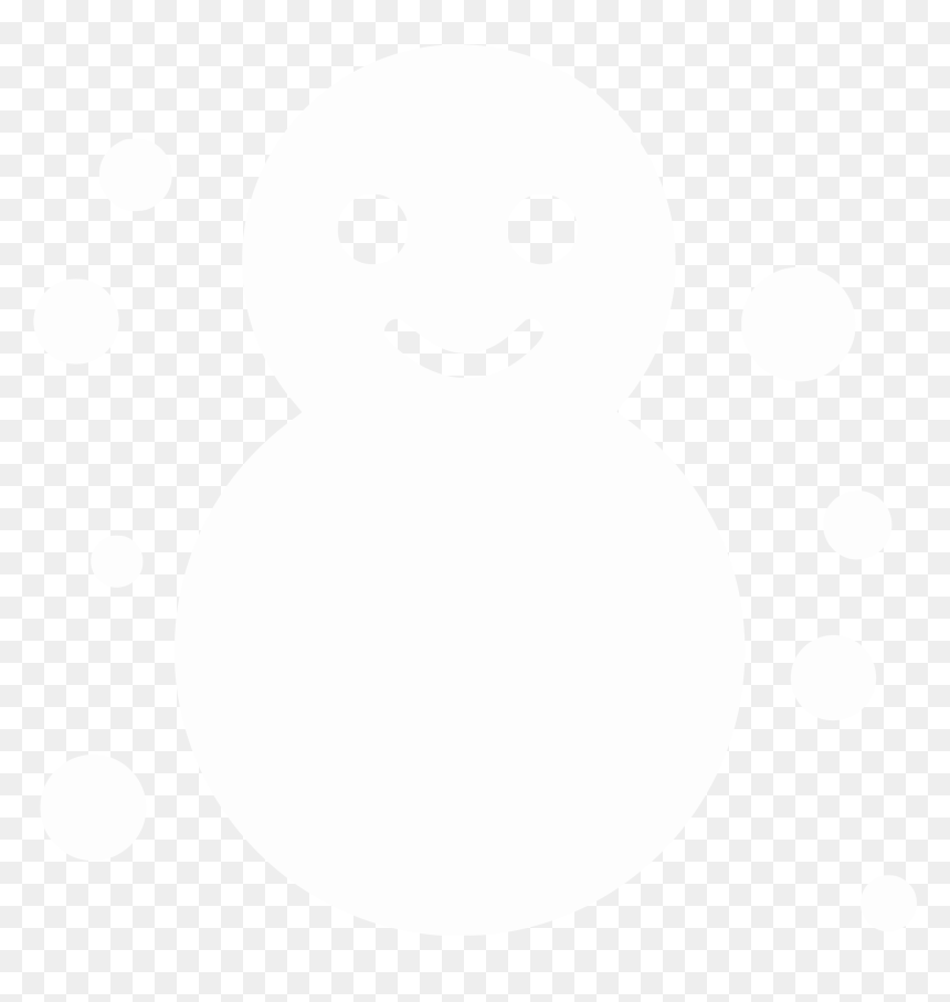 Snowman Icon White Png, Transparent Png - snowman png
