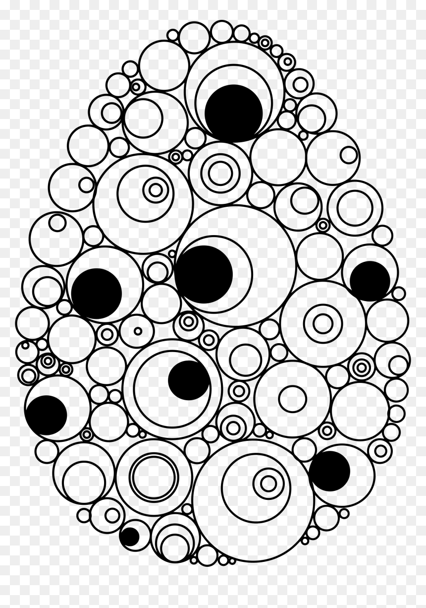 Christmas Decoration Templates Stars, HD Png Download - easter egg png